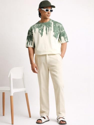 Image of Maniac Mens Gurkha Solid Cotton Trouser