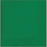 Creative Converting Touch of Color 2-Ply 50 Count Paper Lunch Napkins, Emerald Green