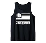 Flag Stripes Jase Bowen Prospect Baseball Fan Gear Tank Top