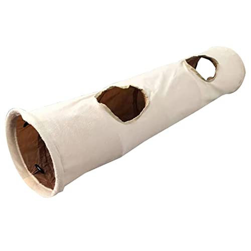 Túnel grande para gatos Uqezagpa de tela Oxford y felpa