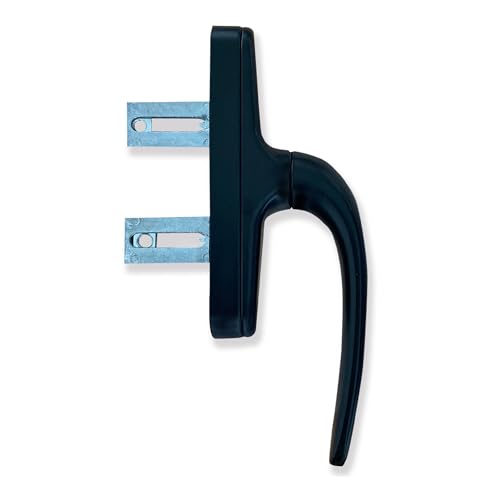 Cremona para ventanas de aluminio negro Micel con diseño reversible de calidad 2