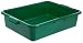 Carlisle N4401009 Comfort Curve Ergonomic Wash Basin Tote Box, 5" Deep, Green