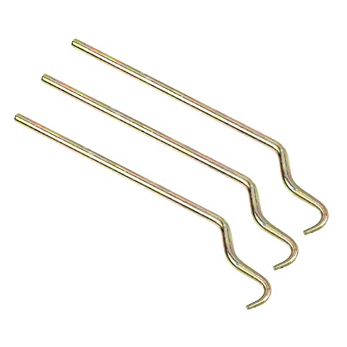 iplusmile Crochet De Torsion En Acier Inoxydable 3 Pièces Pour Fil D'armature Outil De Serrage Flexible Pour Construction Pour Projets De Bricolage Et Chantiers