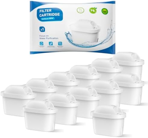BREAUILL Wasserfilter kartuschen Ersatz für Brita Marella Kanne Wasserfilter, BREAUILL Filterkartuschen Kompatibel mit Brita Maxtra+ Plus Maxtra Pro All-in-1, Reines Wasser genieße