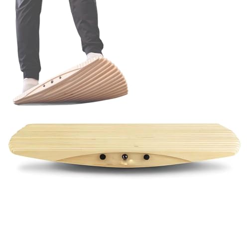 Tabla de equilibrio para entrenamiento de fuerza de tobillo y núcleo, tabla de balancín antifatiga, simula surf, esquí y patineta