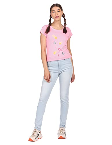 Image of SUGR Women's Regular Jeans (SUWWSDN20036B10 Light Blue 34)