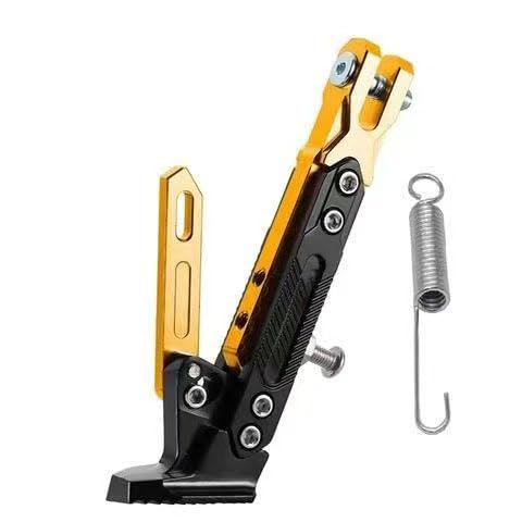 XJQHK Motorrad Seitenhalterung für Harley Davidson Iron 883 2020 2021 2022 2023 2024 2025 2026, Metall rutschfeste Verstellbare Parkbein Ständer, Motorrad Änderung Kickstand Zubehör,C