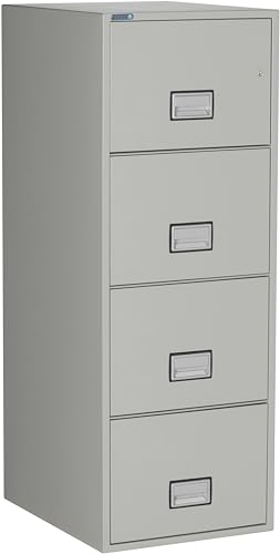 25-Inch Fireproof 4-Drawer Filing Cabinet