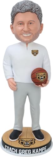 Greg Kampe Oakland Golden Grizzlies White Shirt Bobblehead College
