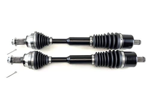 Monster XP Series Front CV Axles for Polaris 1333802 Left & Right Sportsman & Scrambler 850 1000 48" Telescoping Built Tough 4340 Chromoly Steel Direct Fit Factory Length with 4" of ...