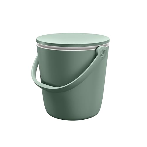 Keter Go Bar 16L Portable Cooler Table Vintage Green | 2-in-1 Drinks Cooler & Side Table | Lightweight UV-Protected & Weather-Resistant | Ideal for Beach Park & Festivals