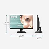 BenQ GW2490 100Hz 24" FHD 1920 x 1080P Gaming Computer Monitor | IPS | Eye Care Technology | Low Blue Light | Anti-Glare | Adaptive Brightness | Built-in Speakers | - Image 8