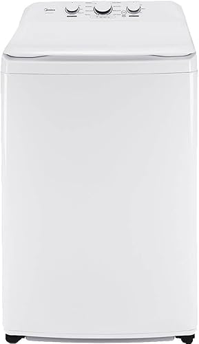 Miniatura 5 de Midea Paquete de lavadora y secadora de carga superior blanca, 3.9 pies cúbicos, lavadora de alta eficiencia y secadora eléctrica de 6.7 pies