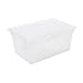 Rubbermaid Commercial Food Storage Container, 16-5/8-Gallon, Clear, FG332800CLR