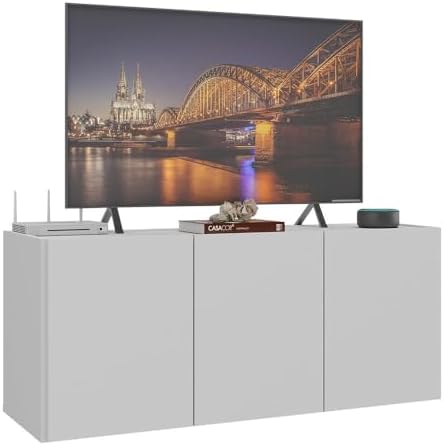 Rack para Tv até 32 Polegadas com 3 Portas Suspenso Multimóveis M...