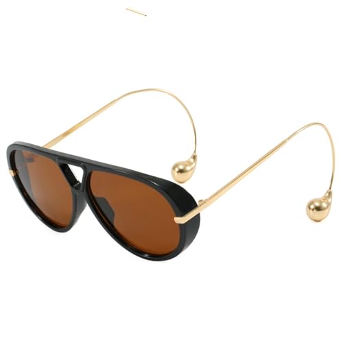 Lunettes de soleil ovales punk pour rayonner en festival et terrasse