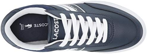 Lacoste Baby Court-Master Sneaker, navy/white, 4. Medium US Toddler | Image 4