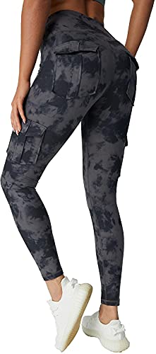 JEGGE Damen-Yoga-Leggings mit hoher Taille, mit 4 Taschen, Bauchkontrolle,...