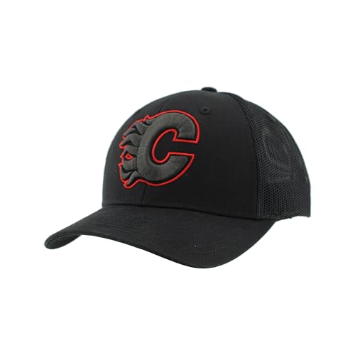 Gorra Snapback Ajustable Oficial NHL Unisex Negra miniatura 1