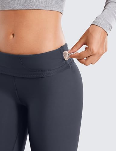 Image of CRZ YOGA Fleece Thermal Leggings 28'' | Thermal, Casual, Full Length, Winter, for Women
