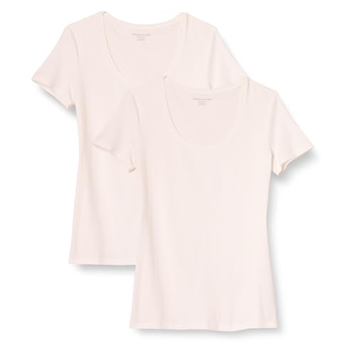 Amazon Essentials T-Shirt con Scollo Rotondo a Maniche Corte, vestibilità