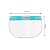Face Shields for Kids Cute Reusable Face Bandanas for Children Comfortable, Durable and Easy To Clean Anti-Fog Face Shields Protective Transparent Safety Shields with Elastic Band For Children (5pc-B)