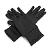 Tbest Horse Riding Gloves Professional Anti Slip Thermal Polyester Silicone Palm Grip Enhanced Safety Durable for Horseback Training Enthusiasts (M)