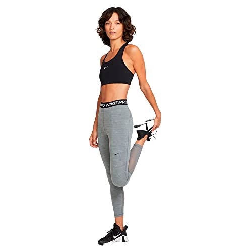 Nike Pro 365 Women's High-Rise 7/8 Leggings (Smoke Grey/Heather/Black/Black, Small)