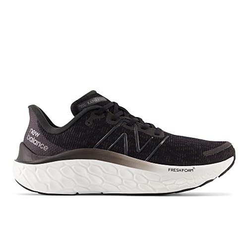 New Balance New Balance Men's Fresh Foam X Kaiha Road V1 Running Shoe, Black/Phantom/Dark Silver Metallic, 11 W
