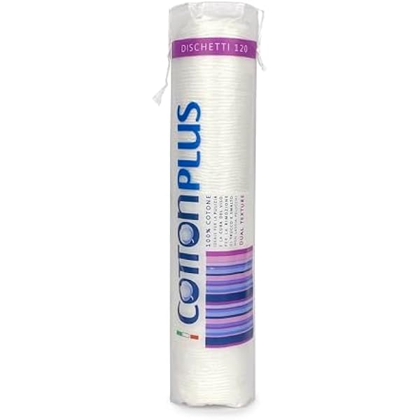 Bawełniane plus 120 szt. - LINIA BEAUTY / 100% CZYSTA BAWEŁNA/płatki do demakijażu do twarzy miękkie i trwałe