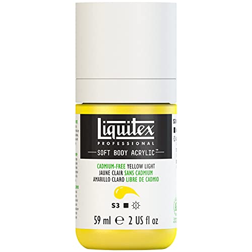 Liquitex Professional Acrylique Soft Body 59ml Jaune Clair Sans Cadmium