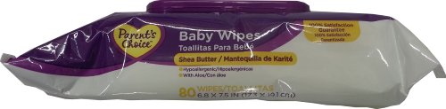 parents choice wipes shea butter