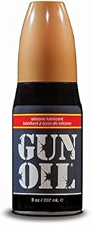 Gun Oil Silicone Based Lubricant 8 Ounce Personal Long-Lasting Sex Lube Condom & Latex-Safe Hypoallergenic Unscented No Residue Non Sticky Intimate Lubrication Works Underwater Couples, Men and Women