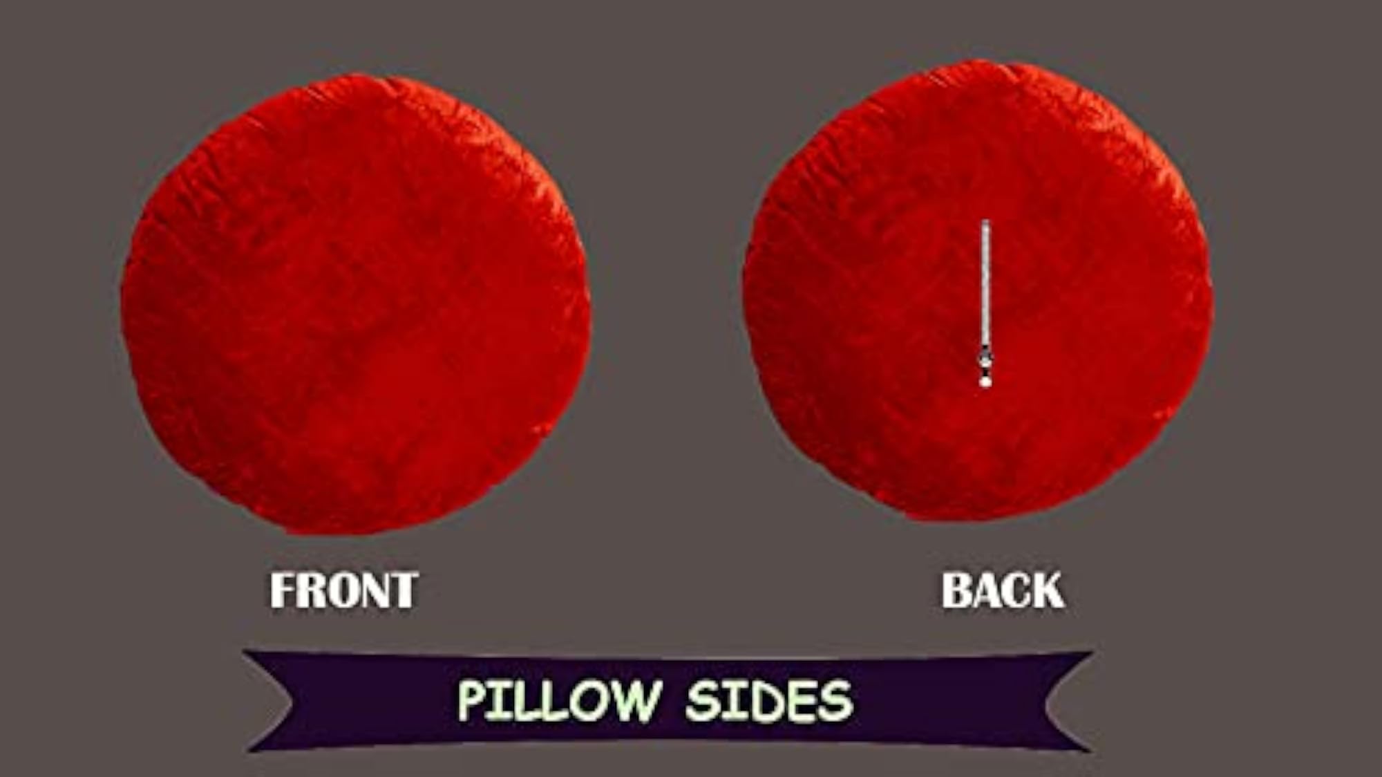 Fluffy Round Pillows - Cute & Decorative Soft Round Shape Pillow