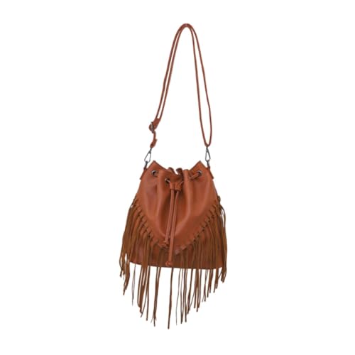 Sac seau femme brun en cuir PU pour ranger tous vos essentiels