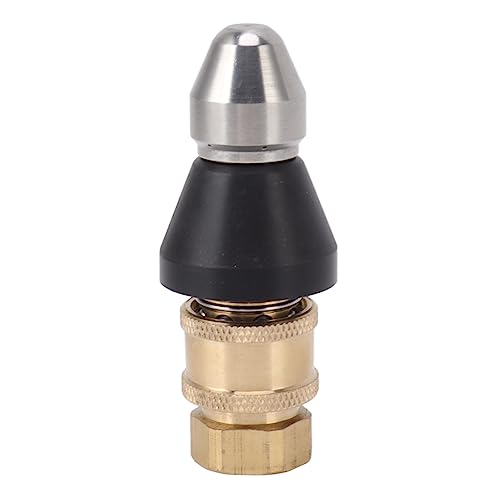Buse De Nettoyage D'Égout À Haute Pression - Tête De Jet D'Égout - Buse De Pulvérisation Rotative - Connecteur De 6,35 Mm - Injection De Trou De Poteau