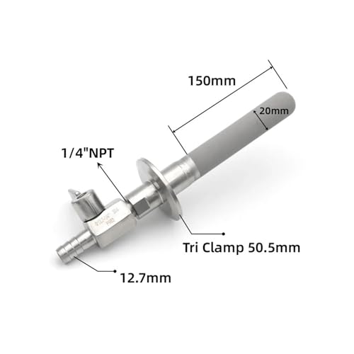 Kit aération Tri Clamp 50,5 mm en acier inoxydable pour brasser sa bière maison