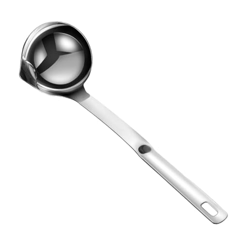 Generic - Skimmer Oil Soup Spoon - High Performance Grease Separator Spoon, Grease Remover, Kitchen Tool | Durable Grease Dissolving Spoon, Hassle-Free Oil Filter Spoon, Ideal for Soups, Stews and Skimming