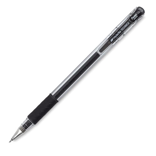 Pentel Hybrid Technica 0.5 mm stylo bille noir idéal dessin et bullet journal
