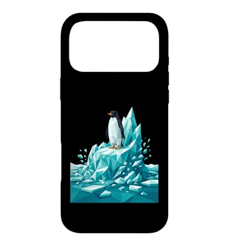 Low Poly Penguin Iceberg Geometric Arctic Graphic �X�}�z�P�[�X iPhone 17 Pro Max �p