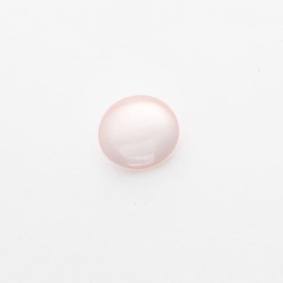 Minerva Bottoni rotondi in plastica rosa pallido (confezione da 14 mm) – per confezione da 100
