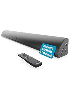 MAJORITY Snowdon Soundbar für TV Geräte | Soundbar Bluetooth | 120W 2.1 TV Lautsprecher für Fernseher | TV Sound bar mit Intergriertem Subwoofer | Soundsystem für Fernseher | 81CM Sound Bar