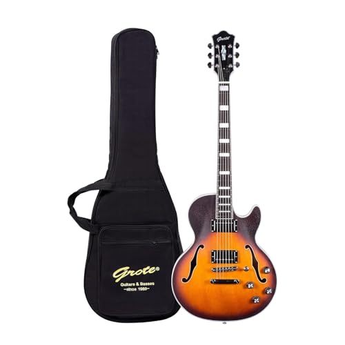 エレキギターセット 大人の演奏に適したセミホローエレキギター