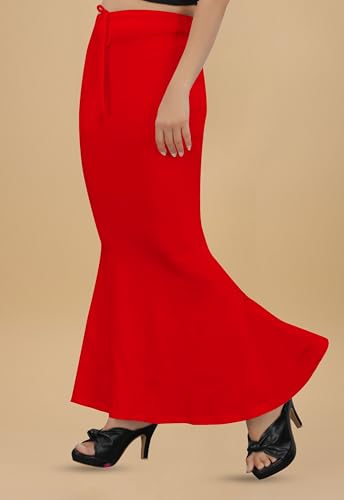 Image of Lycra Spandex Saree Shapewear Petticoat for Women, Stretchable Saree Shaper Petticoat Inskirt, Shape wear Dress for Saree, Skirts