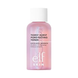 e.l.f. Thirst Burst Pore-fecting Toner Mini, Hydrating & Exfoliating for Face, Smooths, Plumps, Pore-Minimizing, Infused with Salicylic Acid, Vegan & Cruelty-Free