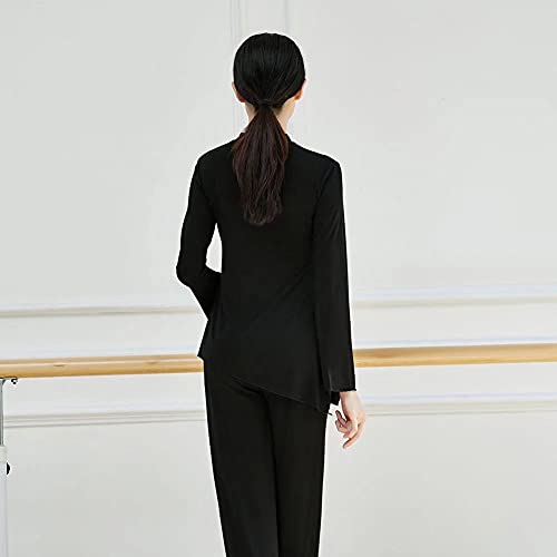 Roupas de treino de dança clássica, tops chineses modernos de dança, esportes, ioga, lazer, dança pa