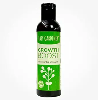 Lazy Gardener Growth Boost Liquid Fertilizer For Plant Food Home garden | Growth Booster For Green Plant / Flowering Plants /All Types Of Plants | Liquid Fertiliser for Home Garden Indoor Outdoor Plants 200 Ml