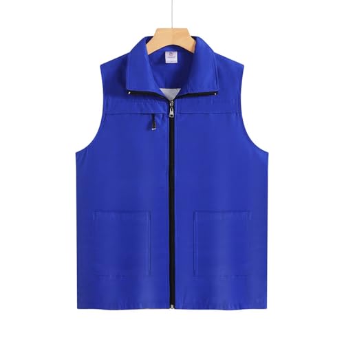 Mens Outdoor Vest Jacket Light Softshell Zip Outerwear Fishing Travel Work Safari Utility Cargo Vests for Hiking Golf3