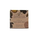Farmstead Apothecary, Plant Based Face Wash Citrus Fig, 4 Oz (Bar- Plastic Free)