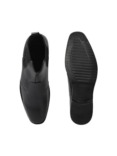 Image of Carlton London Men's Slip-On, Round Toe Chelsea Boot